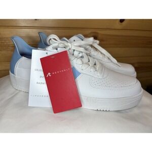 Redvanly Contender Spikeless Golf Shoes - Men's 11 - White & Sky‎ Blue S2502